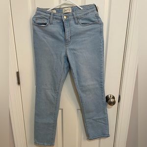 Universal Thread light blue straight leg jeans.